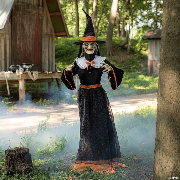 Animated Whimsical Witch Prop 7FT
