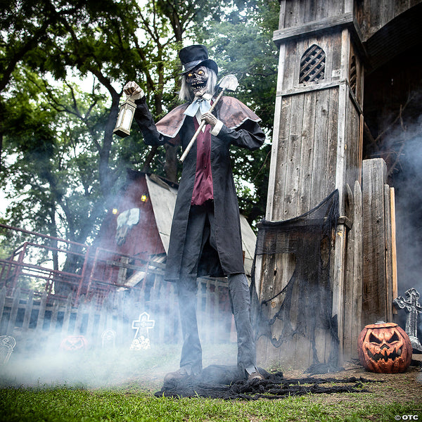 8.5ft Animated Graveyard Host Animated Prop