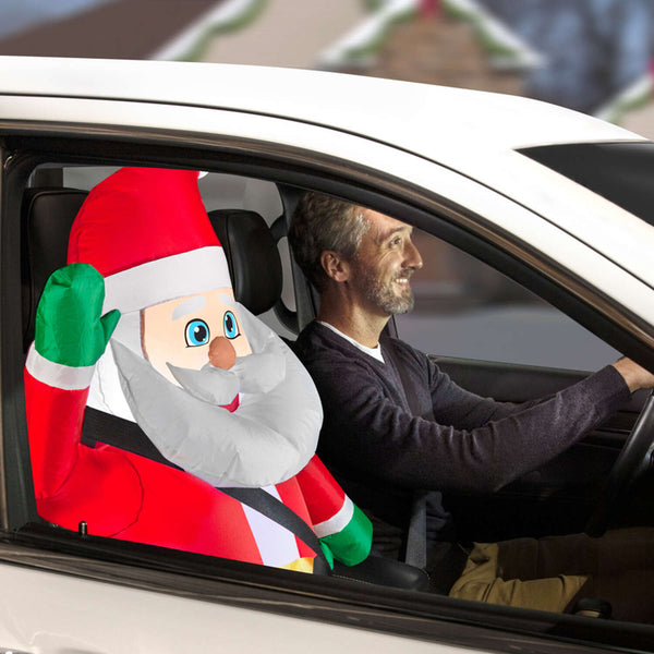 Airblown Car Buddy Santa Inflatable 36"