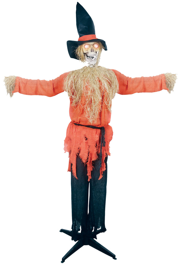 Standing Scarecrow Moving Head  6 Ft Tall