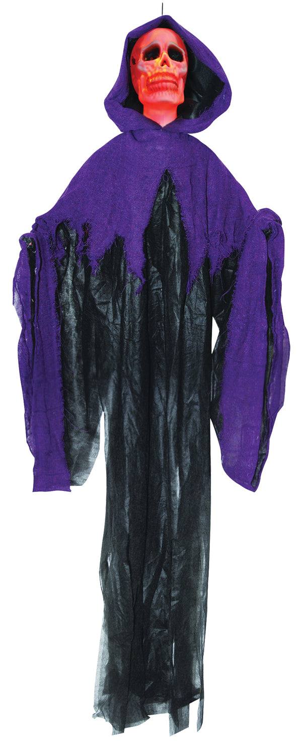 Hanging Skull Reaper Glowing Prop
