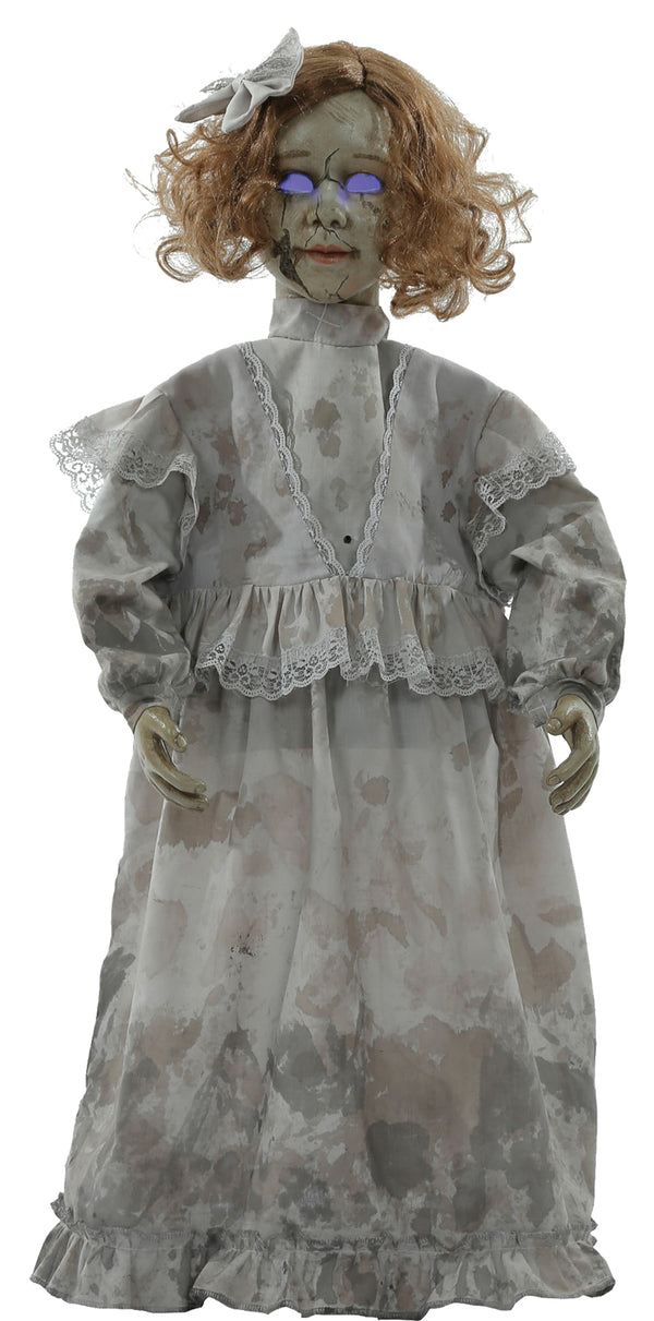 Talking Cracked Victorian Doll Prop 32 Inches