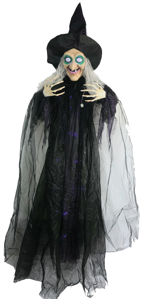 Hanging Witch Animated 72in Prop