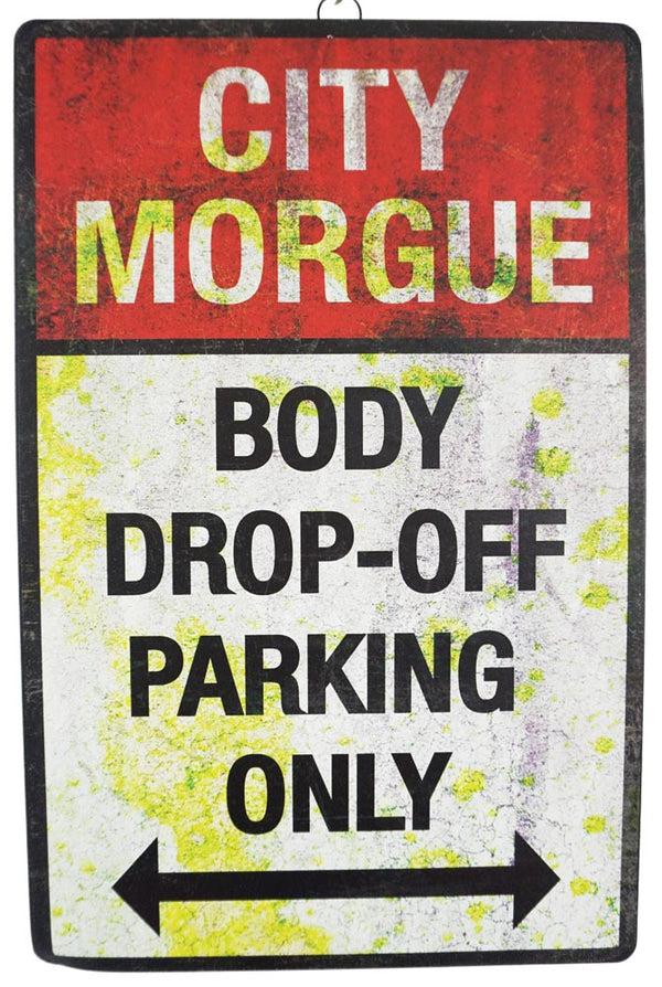 Sign Body Drop Off Parking