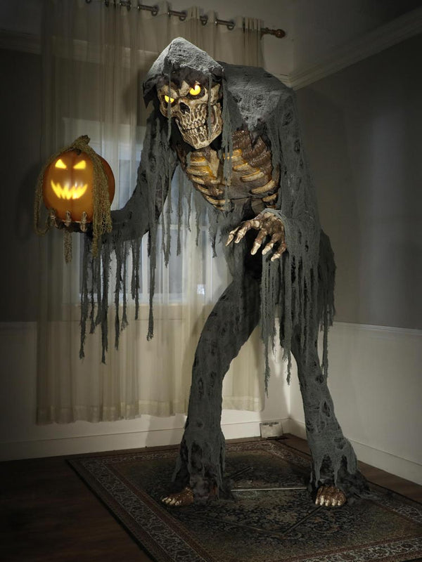 Giant Skeleton Prowling Jack Animated Prop 7 Foot
