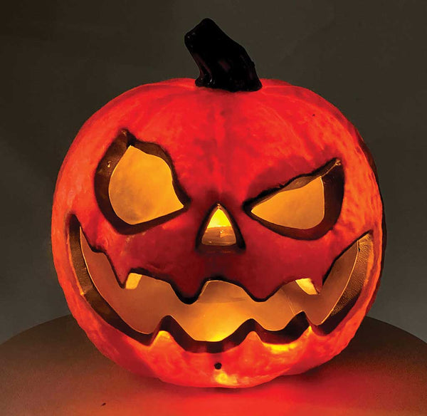 Misting Pumpkin LED Halloween Jack-O-Lantern Prop