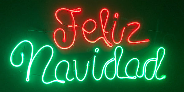 Lighted Feliz Navidad LED Christmas Sign