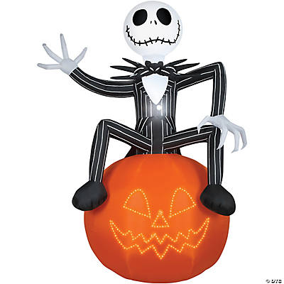 Lightshow Airblown Jack Skellington Inflatable Yard Decoration