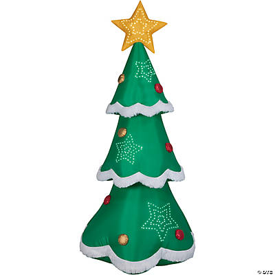Blow Up Inflatable Mixed Media Christmas Tree Outdoor Yard Decoration