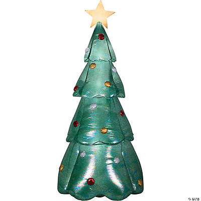 Blow Up Inflatable Mixed Media Green Christmas Outdoor Yard Decoration