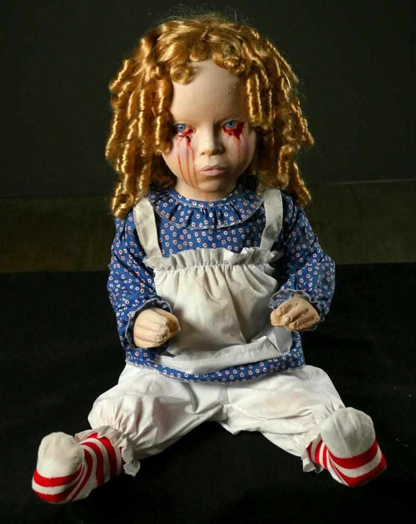 Deadly Doll Frightronics Animated Halloween Doll Prop